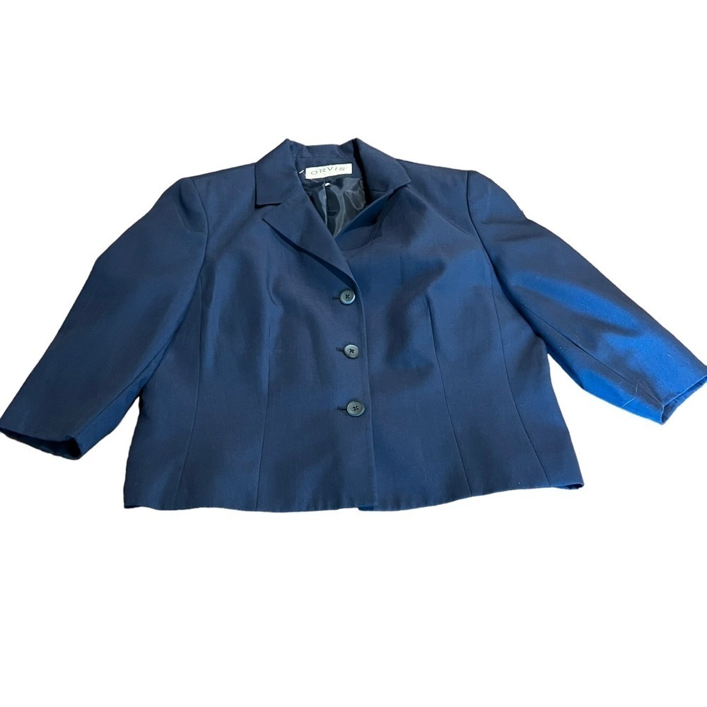 Orvis Women’s Navy Blue Blazer Jacket Size 10P
